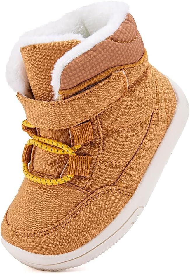 imageBMCiTYBM Baby Girls Boys Boots High Top First Walking ShoesDark Camel