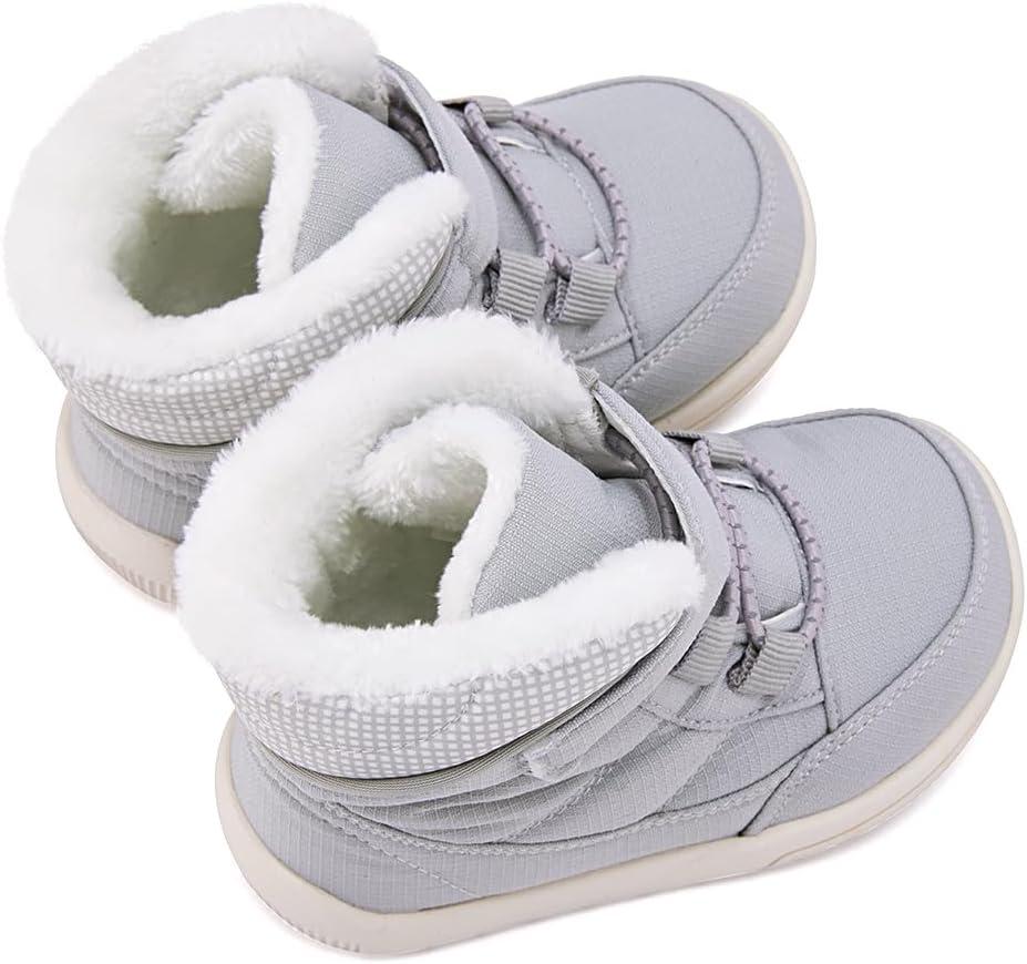 imageBMCiTYBM Baby Girls Boys Boots High Top First Walking ShoesDark Grey