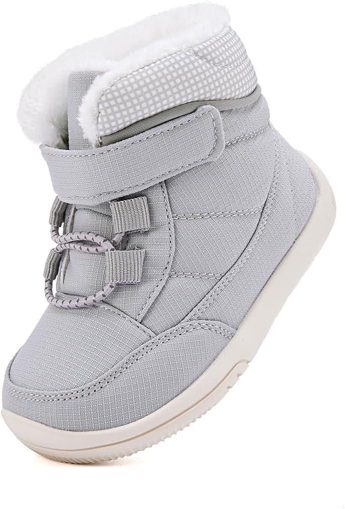 imageBMCiTYBM Baby Girls Boys Boots High Top First Walking ShoesDark Grey