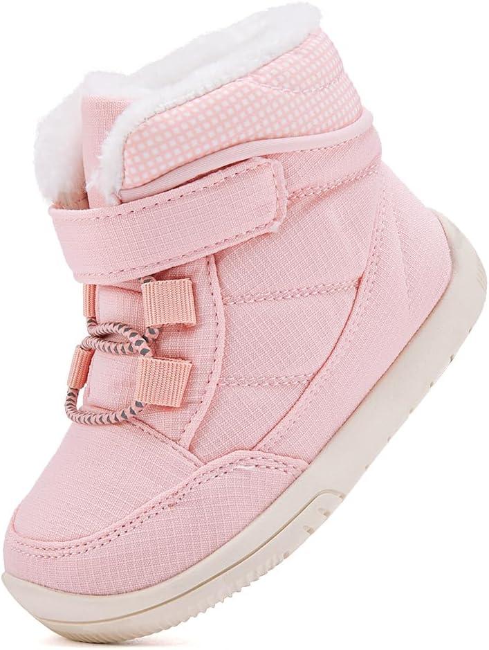 imageBMCiTYBM Baby Girls Boys Boots High Top First Walking ShoesDark Pink