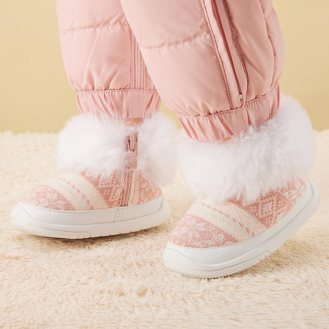 imageBMCiTYBM Baby Girls Boys Boots High Top First Walking ShoesLight Pink