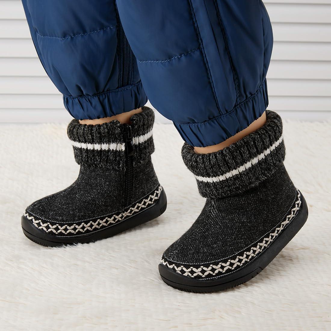 imageBMCiTYBM Baby Girls Boys Boots High Top First Walking ShoesWhite Black