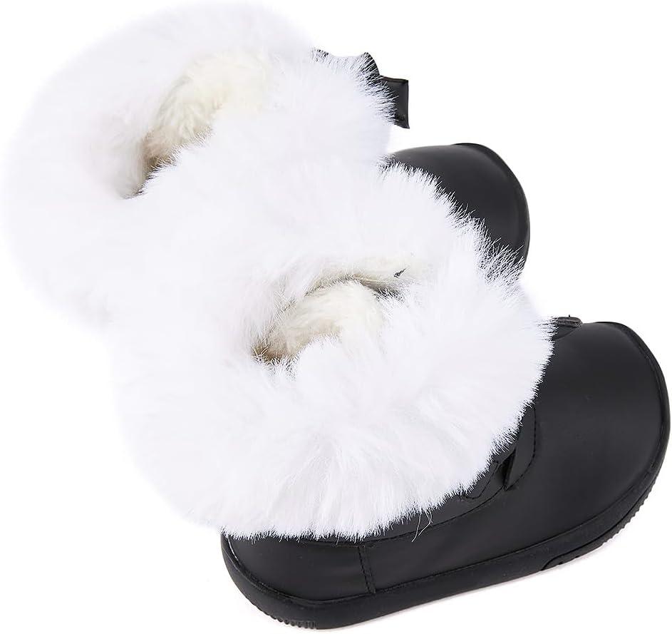 imageBMCiTYBM Baby Girls Boys Boots High Top First Walking ShoesZipper Black