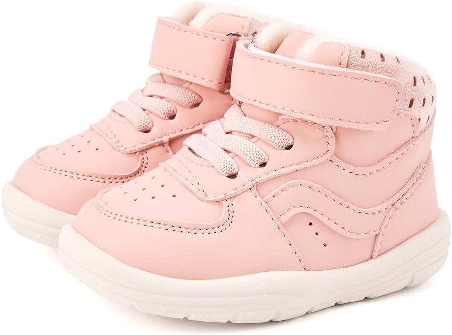 imageBMCiTYBM Baby Snow Boots Boys Girls Winter Infant Shoes AntiSlip 6 9 12 18 24 Months Faux FurPink