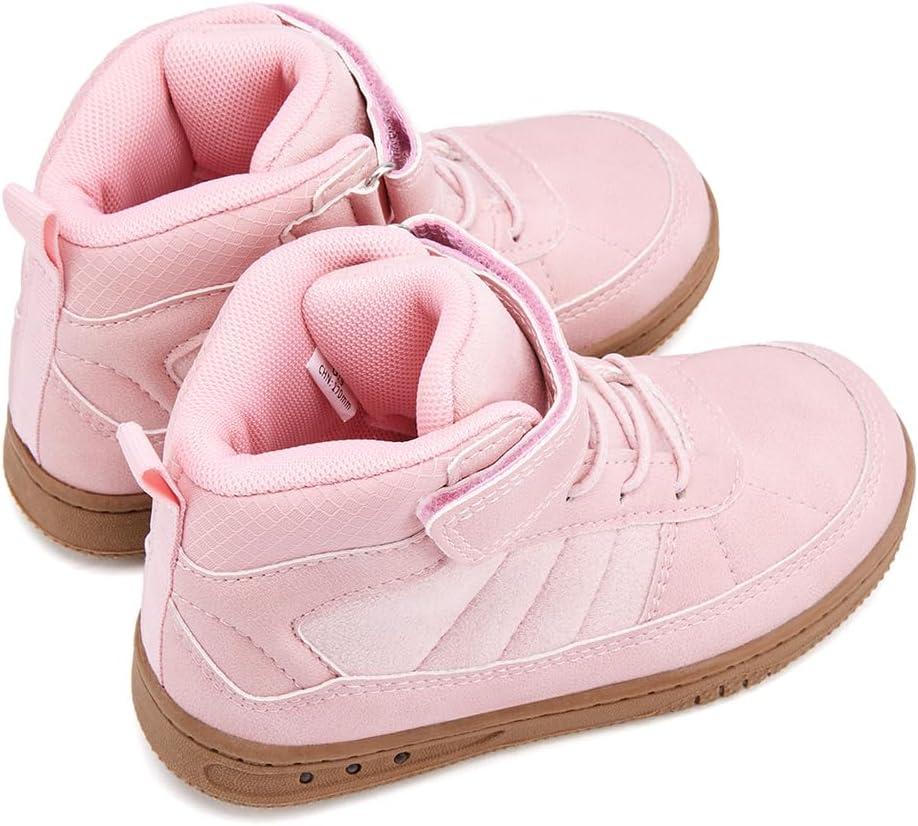 imageBMCiTYBM Toddler Snow Boots Boys Girls Winter Waterproof Shoes Cold Weather OutdoorLight Pink