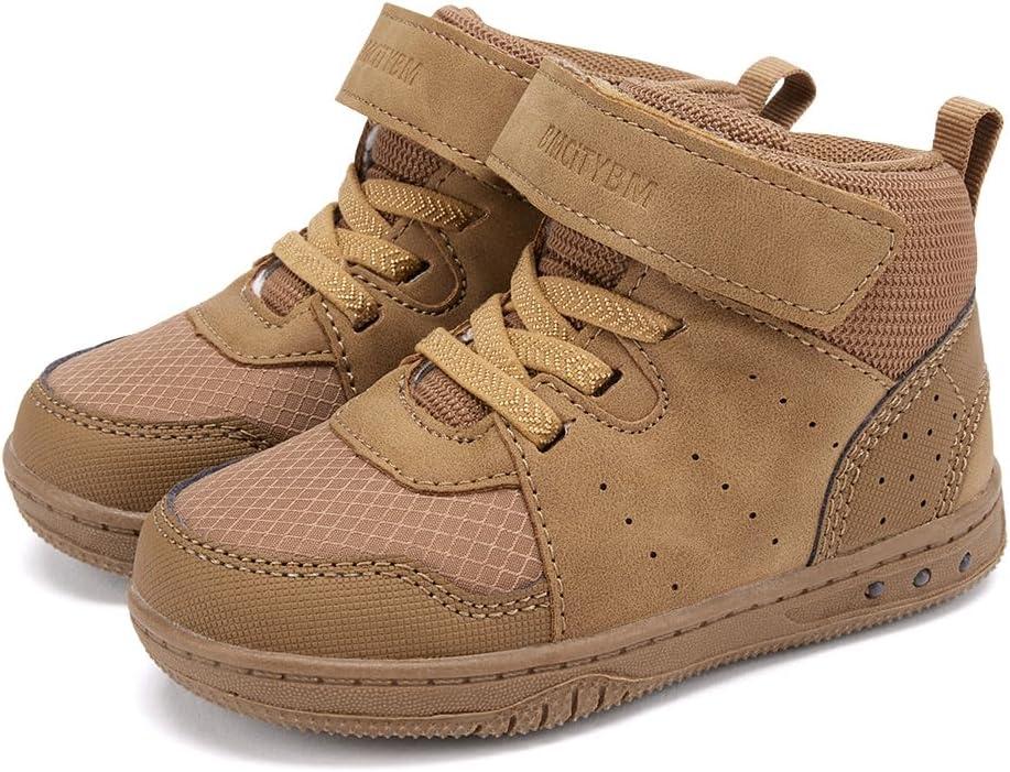 imageBMCiTYBM Toddler Snow Boots Boys Girls Winter Waterproof Shoes Cold Weather OutdoorSolid Brown