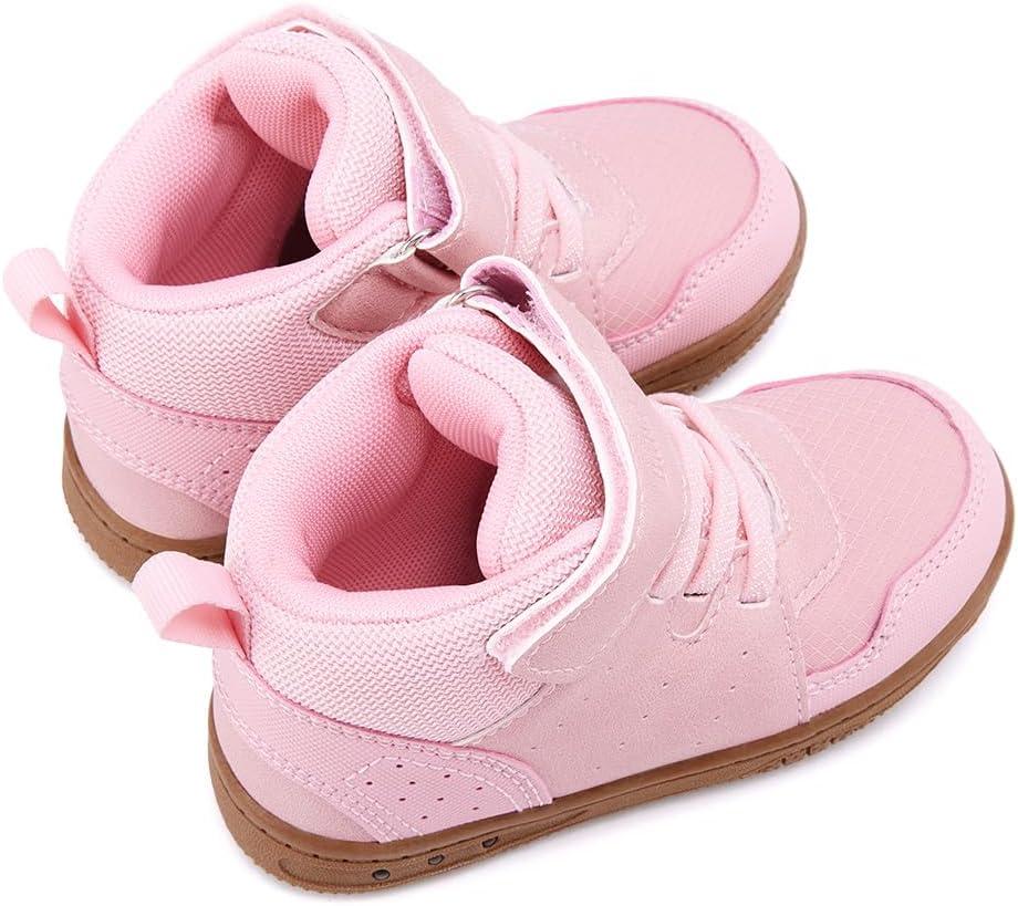 imageBMCiTYBM Toddler Snow Boots Boys Girls Winter Waterproof Shoes Cold Weather OutdoorSolid Pink