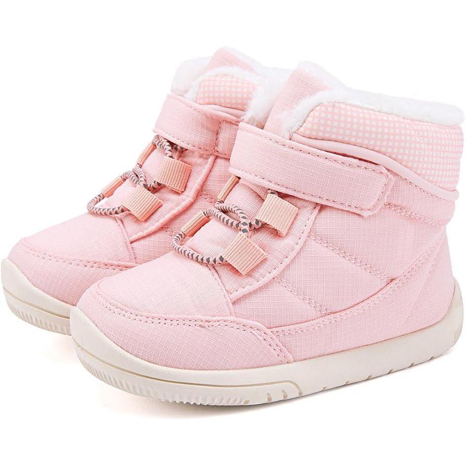 imageBMCiTYBM Baby Girls Boys Boots High Top First Walking ShoesDark Pink