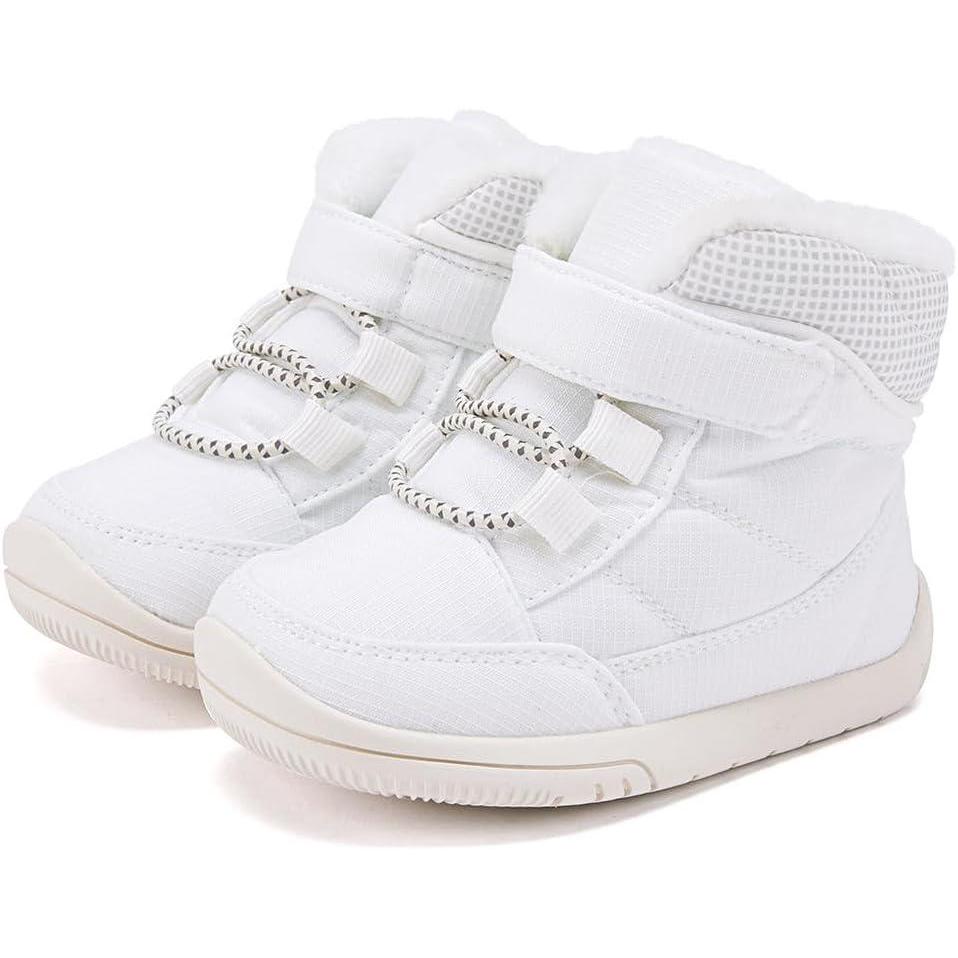 imageBMCiTYBM Baby Girls Boys Boots High Top First Walking ShoesDark White