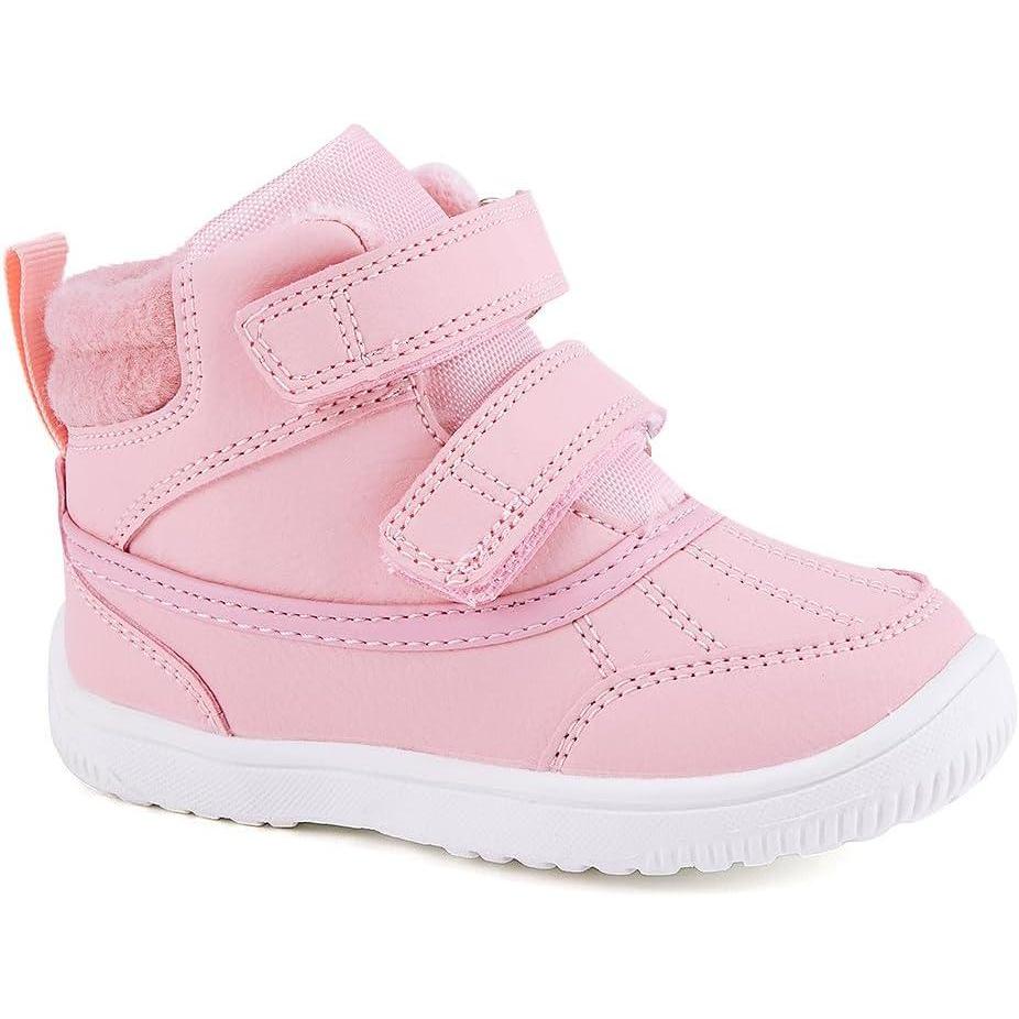 imageBMCiTYBM Toddler Snow Boots Boys Girls Winter Waterproof Shoes Cold Weather OutdoorPink