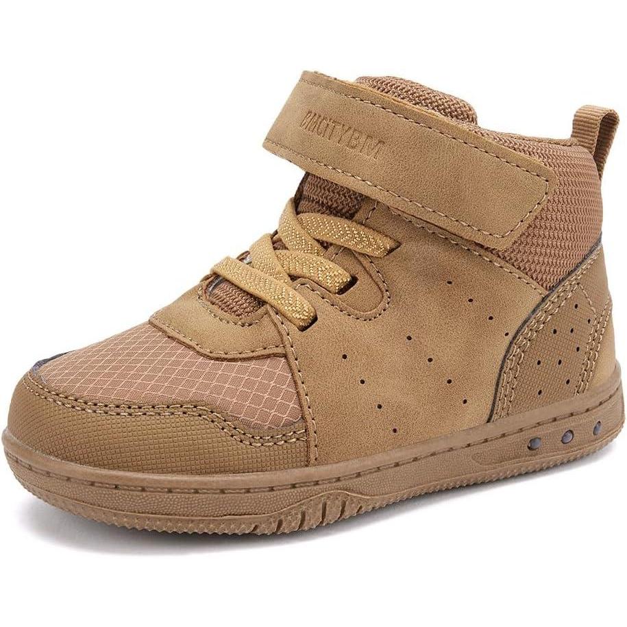 imageBMCiTYBM Toddler Snow Boots Boys Girls Winter Waterproof Shoes Cold Weather OutdoorSolid Brown