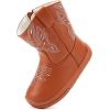 imageBMCiTYBM Baby Girls Boys Boots High Top First Walking Shoes1brown