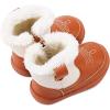 imageBMCiTYBM Baby Girls Boys Boots High Top First Walking Shoes1brownWhite