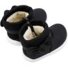 imageBMCiTYBM Baby Girls Boys Boots High Top First Walking ShoesBowknot Black
