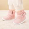 imageBMCiTYBM Baby Girls Boys Boots High Top First Walking ShoesBowknot Pink