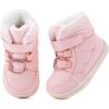 imageBMCiTYBM Baby Girls Boys Boots High Top First Walking ShoesDark Pink