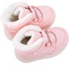 imageBMCiTYBM Baby Girls Boys Boots High Top First Walking ShoesDark Pink