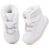 imageBMCiTYBM Baby Girls Boys Boots High Top First Walking ShoesDark White