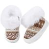 imageBMCiTYBM Baby Girls Boys Boots High Top First Walking ShoesLight Brown