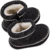 imageBMCiTYBM Baby Girls Boys Boots High Top First Walking ShoesWhite Black