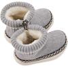imageBMCiTYBM Baby Girls Boys Boots High Top First Walking ShoesWhite Grey