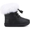 imageBMCiTYBM Baby Girls Boys Boots High Top First Walking ShoesZipper Black