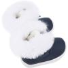 imageBMCiTYBM Baby Girls Boys Boots High Top First Walking ShoesZipper Navy