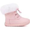 imageBMCiTYBM Baby Girls Boys Boots High Top First Walking ShoesZipper Pink
