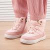 imageBMCiTYBM Baby Snow Boots Boys Girls Winter Infant Shoes AntiSlip 6 9 12 18 24 Months Faux FurDark Pink