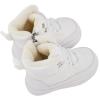 imageBMCiTYBM Baby Snow Boots Boys Girls Winter Infant Shoes AntiSlip 6 9 12 18 24 Months Faux FurDark White