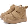 imageBMCiTYBM Baby Snow Boots Boys Girls Winter Infant Shoes AntiSlip 6 9 12 18 24 Months Faux FurLight Brown