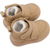 imageBMCiTYBM Baby Snow Boots Boys Girls Winter Infant Shoes AntiSlip 6 9 12 18 24 Months Faux FurLight Brown