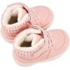 imageBMCiTYBM Baby Snow Boots Boys Girls Winter Infant Shoes AntiSlip 6 9 12 18 24 Months Faux FurPink