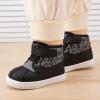 imageBMCiTYBM Baby Snow Boots Boys Girls Winter Infant Shoes AntiSlip 6 9 12 18 24 Months Faux FurYarns Black