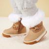 imageBMCiTYBM Toddler Boy Girl Snow Boots Waterproof Winter Warm Shoes Baby High Top Nonslip Lightweight Outdoor Sneakers for Cold Weather InfantToddlerAcamel