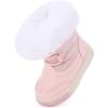 imageBMCiTYBM Toddler Boy Girl Snow Boots Waterproof Winter Warm Shoes Baby High Top Nonslip Lightweight Outdoor Sneakers for Cold Weather InfantToddlerApink