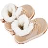 imageBMCiTYBM Toddler Boy Girl Snow Boots Waterproof Winter Warm Shoes Baby High Top Nonslip Lightweight Outdoor Sneakers for Cold Weather InfantToddlerBcamel