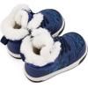 imageBMCiTYBM Toddler Boy Girl Snow Boots Waterproof Winter Warm Shoes Baby High Top Nonslip Lightweight Outdoor Sneakers for Cold Weather InfantToddlerBnavy