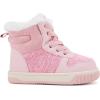 imageBMCiTYBM Toddler Boy Girl Snow Boots Waterproof Winter Warm Shoes Baby High Top Nonslip Lightweight Outdoor Sneakers for Cold Weather InfantToddlerBpink
