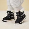 imageBMCiTYBM Toddler Boy Girl Snow Boots Waterproof Winter Warm Shoes Baby High Top Nonslip Lightweight Outdoor Sneakers for Cold Weather InfantToddlerCblack
