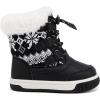 imageBMCiTYBM Toddler Boy Girl Snow Boots Waterproof Winter Warm Shoes Baby High Top Nonslip Lightweight Outdoor Sneakers for Cold Weather InfantToddlerCblack