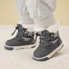 imageBMCiTYBM Toddler Boy Girl Snow Boots Waterproof Winter Warm Shoes Baby High Top Nonslip Lightweight Outdoor Sneakers for Cold Weather InfantToddlerCgrey