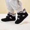 imageBMCiTYBM Toddler Snow Boots Boys Girls Winter Waterproof Shoes Cold Weather OutdoorDark Black