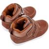 imageBMCiTYBM Toddler Snow Boots Boys Girls Winter Waterproof Shoes Cold Weather OutdoorDark Brown