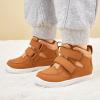 imageBMCiTYBM Toddler Snow Boots Boys Girls Winter Waterproof Shoes Cold Weather OutdoorDark Camel
