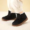 imageBMCiTYBM Toddler Snow Boots Boys Girls Winter Waterproof Shoes Cold Weather OutdoorFur Black