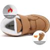 imageBMCiTYBM Toddler Snow Boots Boys Girls Winter Waterproof Shoes Cold Weather OutdoorFur Brown