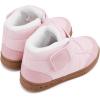 imageBMCiTYBM Toddler Snow Boots Boys Girls Winter Waterproof Shoes Cold Weather OutdoorFur Pink