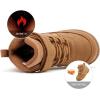 imageBMCiTYBM Toddler Snow Boots Boys Girls Winter Waterproof Shoes Cold Weather OutdoorLight Camel