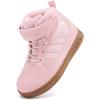 imageBMCiTYBM Toddler Snow Boots Boys Girls Winter Waterproof Shoes Cold Weather OutdoorLight Pink